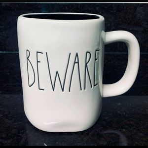 RAE DUNN-Halloween Beware Mug ☠️